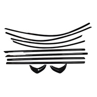 MRD Body And Window Trim For BMW G20 G28 F30 Stainless Steel Glossy Black Window Trim Strips