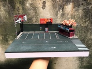 Sa bàn bãi đậu xe cafe cho mô hình xe 1/64
