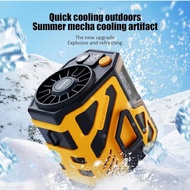 Charging Outdoor Waist Fan 6000mah PortableMultifunctional Camping Sports Cooling Clip on Fan with P