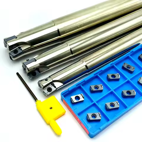 MFH03 milling cutter bar HSS CNC lathe milling cutter fast feed double-sided milling cutter holder L