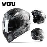 Technic-it หมวกกันน็อคเปิดคาง หมวกกันน็อคเต็มใบ หมวกกันน็อค VGV Full face helmet with open chin ป้อ