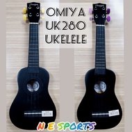 Omiya Ukelele UK280 Wooden Base 23 Inch Ukelele 4 Strings Spruce Basswood Guitar Uke