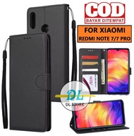 CASE UNTUK XIAOMI REDMI NOTE 7 / NOTE 7 PRO FLIP LEATHER CASE PREMIUM-FLIP WALLET CASE KULIT UNTUK X