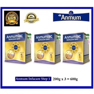 Anmumlac Rumusan Bayi Anmum Infacare Step 1 200g x 3 = 600g EXP 09/2024 Infant Formula Travel Pack B