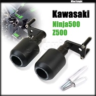 For Kawasaki Ninja500 Z500 Motorcycle Aluminum Slider Vehicle Body Drop Protection Bumper EP Evotech