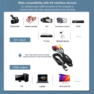 USB Video Capture to Digital Converter USB 2.0 Video Audio Capture Card for TV DVD Support System