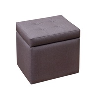 [特價]JP Kagu 日式貓抓皮沙發收納椅凳38cm鐵灰