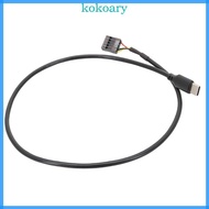 KOK Speed USB 9Pin to Type C Adapter Shielded for Transmission USB Cable Type C Connector Cable USB 