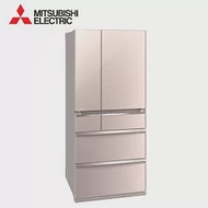 MITSUBISHI 三菱 日製六門525L一級能變頻鏡面冰箱 MR-WX53C -含基本安裝+舊機回收 水晶杏(F)