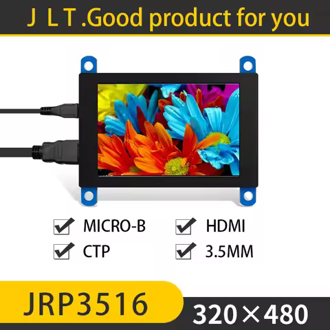 Mini HDMI-compatible display 3.5inch Capacitive touch panel PC second monitor for raspberry pi TV bo