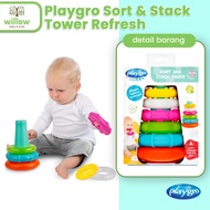 Children's Motor Toys - Playgro Sort & Stack Tower Refresh