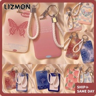 LIZMON Credit Card Holders, Plastic Business Card Holder, Cute Student Supplies Student