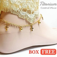 SB Gold 18K Titanium Anklet