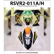 Rapido Cover Set Assembly RS150R V2 V3 (23) Nardo Grey/Yellow Grey/Silver DNLGM1 Green Red/Grey (Sticker Tanam)