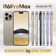 High Quality A16 Pro Max 4G/5G Network 6.7inch  Memory 8GB RAM+256GB ROM Battery 8000mAh