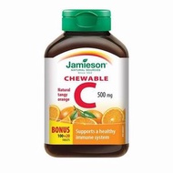 Jamieson - Jamieson 健美生 維他命C (500毫克) 咀嚼片 [香橙味] 120粒