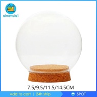 [Almencla1] with Base, Valentine's Day Decoration, Glass Cloche Ball Jar Dome