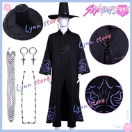 KPOP DEMON HUNTERS Cosplay Costume SAJA BOYS Black Demon Outfit  JINU Uniforms Suit Animated KPOP Ro