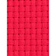 9CT Red Cross Stitch Cloth Large Grid Soft Red Cloth 9 Grids Soft Red Cloth 9 Grids Big Red Soft Emb