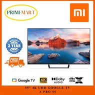 XIAOMI A PRO 55" 4K UHD | 60Hz | GOOGLE TV | HDR 10 | DOLBY VISION - 3 YEARS WARRANTY