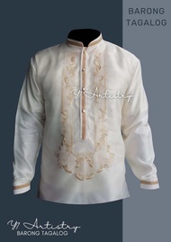 SALE！ Men's Barong Tagalog (beige/Cream)