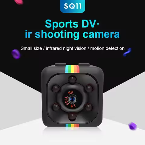 SQ11 mini high-definition aerial camera for outdoor sports, mini matte device, night vision card, DI