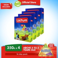 Lactum 3+ Chocolate 1.4kg (350g x 4) Powdered Milk Drink for Children Above 3 Years Old