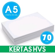 Hvs Paper Cut A5 Or (A4 Size Divided By 2) Thickness 60-100 gsm 500 Sheets