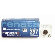 SG stock Renata 397 SR726 SR726SW Watch Battery.Made in Switzerland Button Cell Batteries