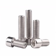 Hex Socket Cap Head Screw 201 Stainless Steel Shiny Surface Allen Bolt For T Slot Nut Ball Sliding A