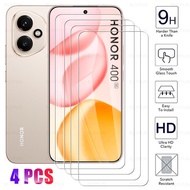 4Pcs For Honor 400 5G Global Tempered Glass Honor 400 Lite Honor400 400Lite Honar 400 Full Glue Scre