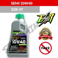 ESR 4T 10W40 SEMI ENGINE OIL MOTORCYCLE MINYAK HITAM MOTOSIKAL SEMI SYNTHETIC YAMAHA OIL FILTER