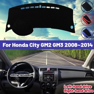 High Quality For Honda City GM2 GM3 2008 2009 2010 2013 2014 Car Dashboard Cover Mat Sun Shade Avoid