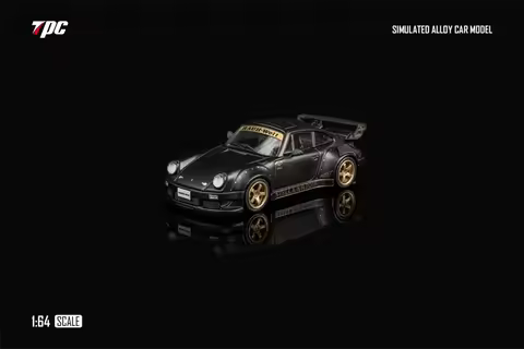 TPC 1:64 RWB 930 Stella Artois matte black Limited300 Diecast Collector's Vehicle Model Car