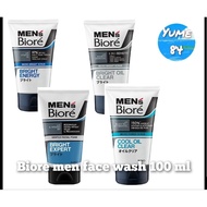 Yume84 BIORE MEN men's facial cleanser.facial foam/wash large size 100 ML