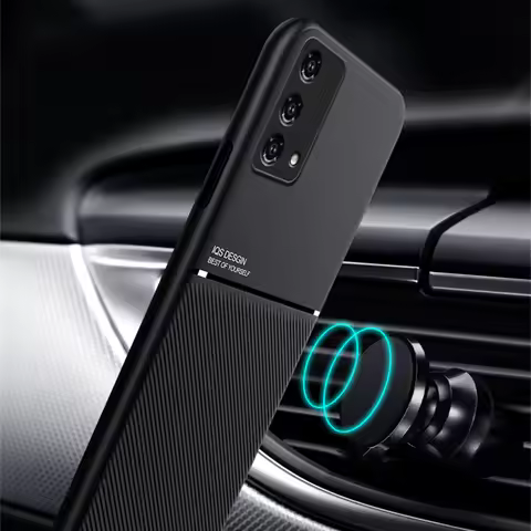 For OPPO Realme GT Master Edition Case Car Magnetic Holder Leather Phone Cases For Realme GT Master 