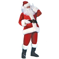GO Auto- Costume for Men Christmas Santa Costume Adult Santa Suit Professional Santa Outfit Cosplay 