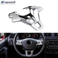 openmall Car Interior Steering Wheel Cover Trim Sticker Accessories for Volkswagen VW Golf 7 GTI MK7 POLO 2014 2015 Jetta MK6 2015 2016 C1M5