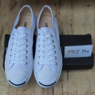 (NEW) Converse Jack Purcell   White Color   สีขาว ยิ้มดำ สุดคลาสสิค ในรุ่น พิเศษราคาโปรโมชั่นจัดหนัก พร้อมของแถม!!