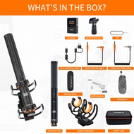 COMICA VM30 2.4G Super Cardioid Condenser Wireless Shotgun Microphone for Camera Smartphone Computer