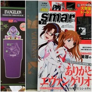 全新 EVA 新世紀福音戰士周邊 - 3D保溫杯+雜誌+袋 (共3件，不散賣，圖為實物)
包括: 
~ 全新 Eva x 711 3D 保溫杯 (900ml)
~ 2021日本雜誌SMART~7月號 
