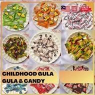 HALAL [25 PCS] Flavor Candy Gula Gula小糖果 Bento Belo Choco Mentos Mint Cloud 9 Fruit Plus Fizzy Cola Red Prawn Candy