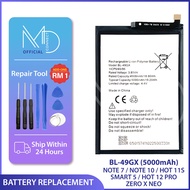 Battery Bateri BL-49GX / BL-49GT For INFINIX NOTE 7 X690 / NOTE 10 X693 / HOT 11S X6812 / SMART 5 X6