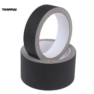 TPU] Black Gaffer Tape No Residue Non-Reflective Easy Tear Book Repair Tape Matte