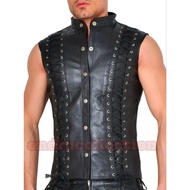 MATA Latest punk rock'n'roll vest with duck eye variation/voik vest