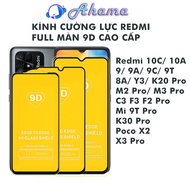 Tempered Redmi 10C 10A 9 9A 9C 9T 8A Y3 K20 Pro Mi 9T K30 Pro Poco X2 X3 Pro M2 M3 Pro C3 F3 F2 Pro 