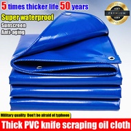 Premium Canvas Canopy 6ft 8ft 9ft 10ft 12ft Kaki Tarpaulin Blue Orange Kanvas Khemah Pasar Kolam Ika