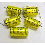 NON POLAR CAPACITOR FOR TWEETER 50v 100v 2.2uf 3.3uf 4.7uf 6.8uf - 1pc per order