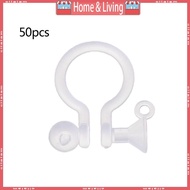 ci 50Pieces Set Resin Converter Clip-on Earring Findings for  Pierced Earring