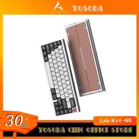 GDK Lab Kv1-65 Keyboard Kit Tri Mode Wireless Keyboard Kit Minority Aluminum Alloy Mechanical Keyboa